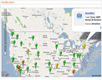 Leverage Google Map’s API to get a bird’s eye-view of your complete enterprise network with each node’s current health status.