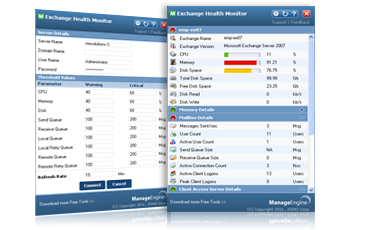 Screenshot for Free Exchange Health Monitor 2.0