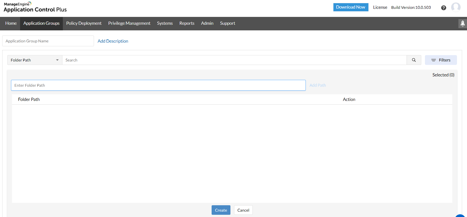 Application blocklisting - Folder Path rule