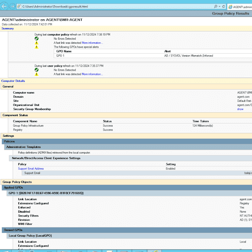 Installing agents with GPOs