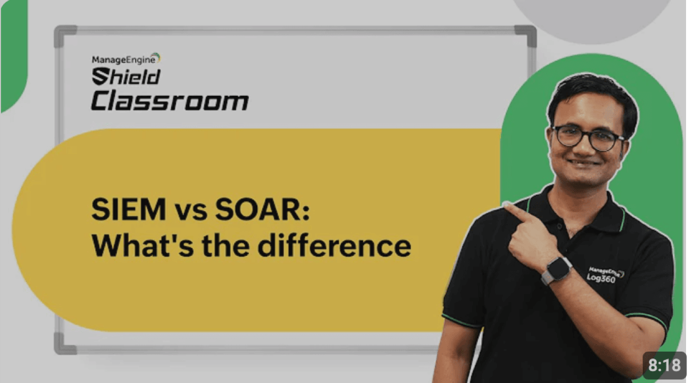 SIEM vs. SOAR: What's the difference?