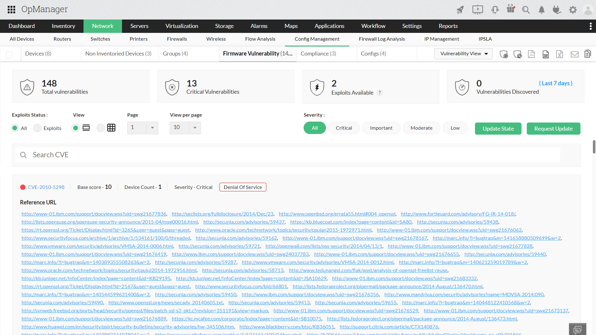 Network Configuration Management add-on - ManageEngine OpManager