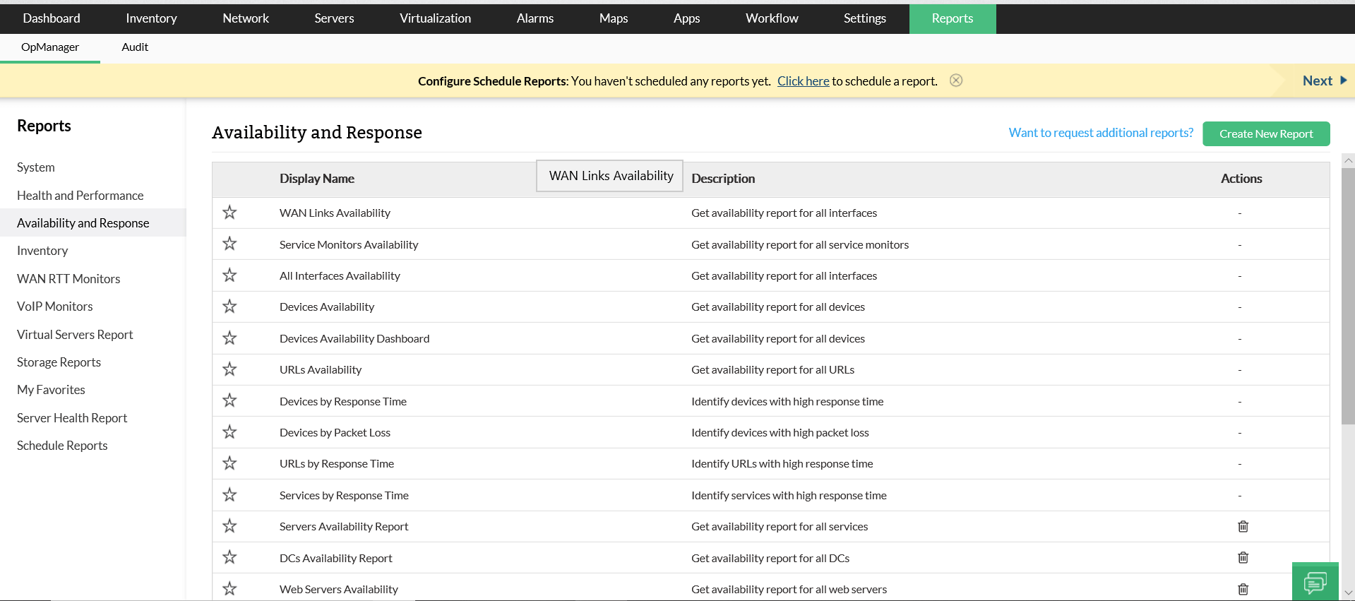 Network Performance Monitoring System - ManageEngine OpManager