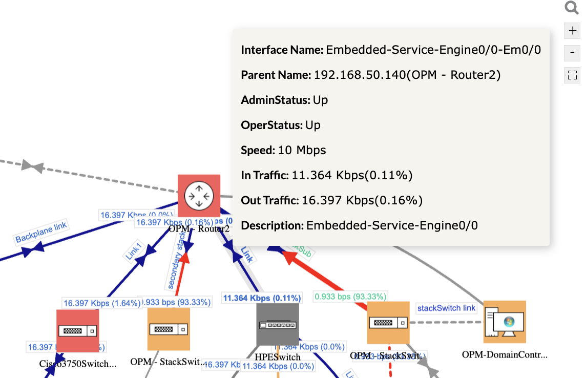 Network mapping software- ManageEngine OpManager