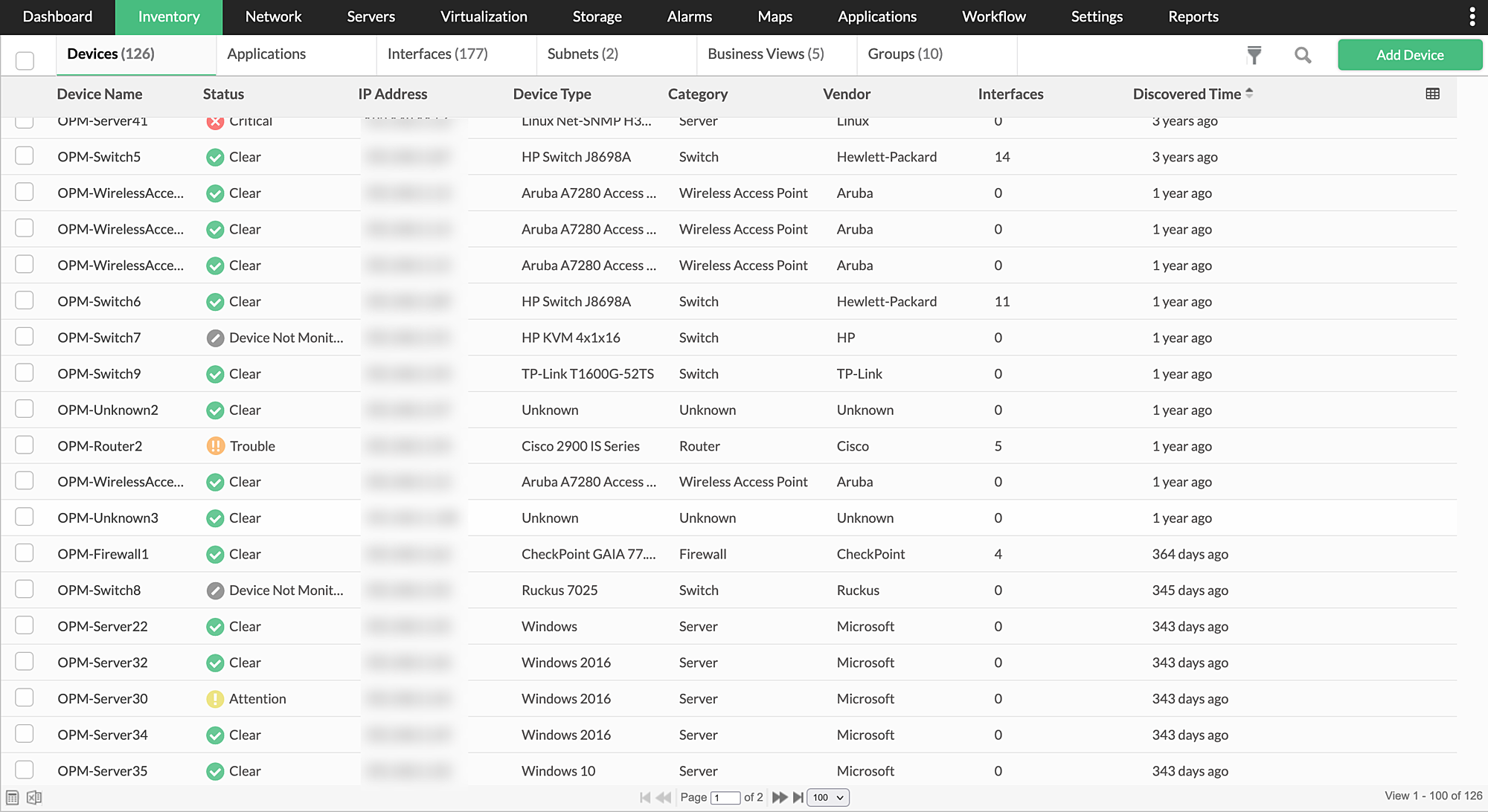 Sync Service Desk Plus's IT assets with OpManager inventory