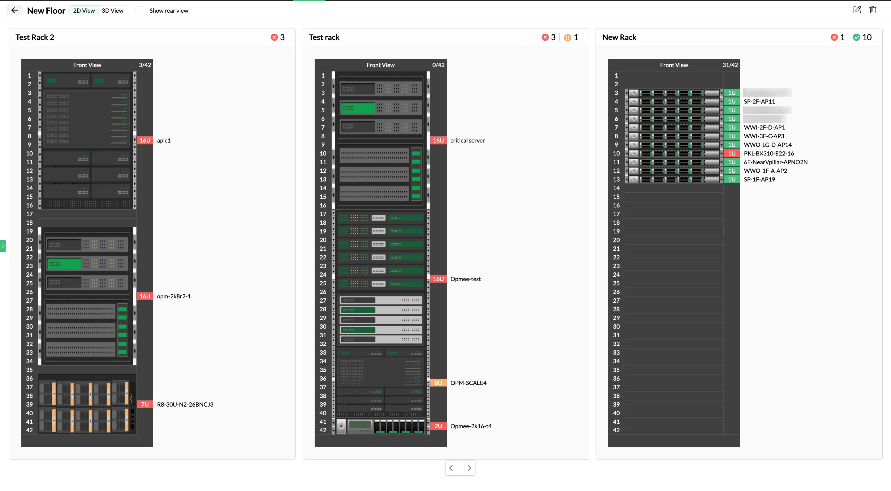 Datacenter visualization