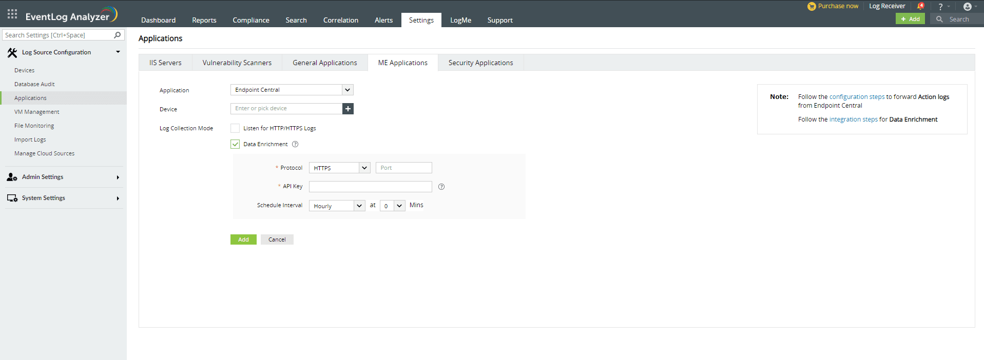 Configuring ManageEngine ITOM solution products