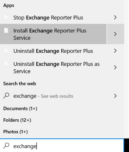 install-exchange-reporter-plus-service