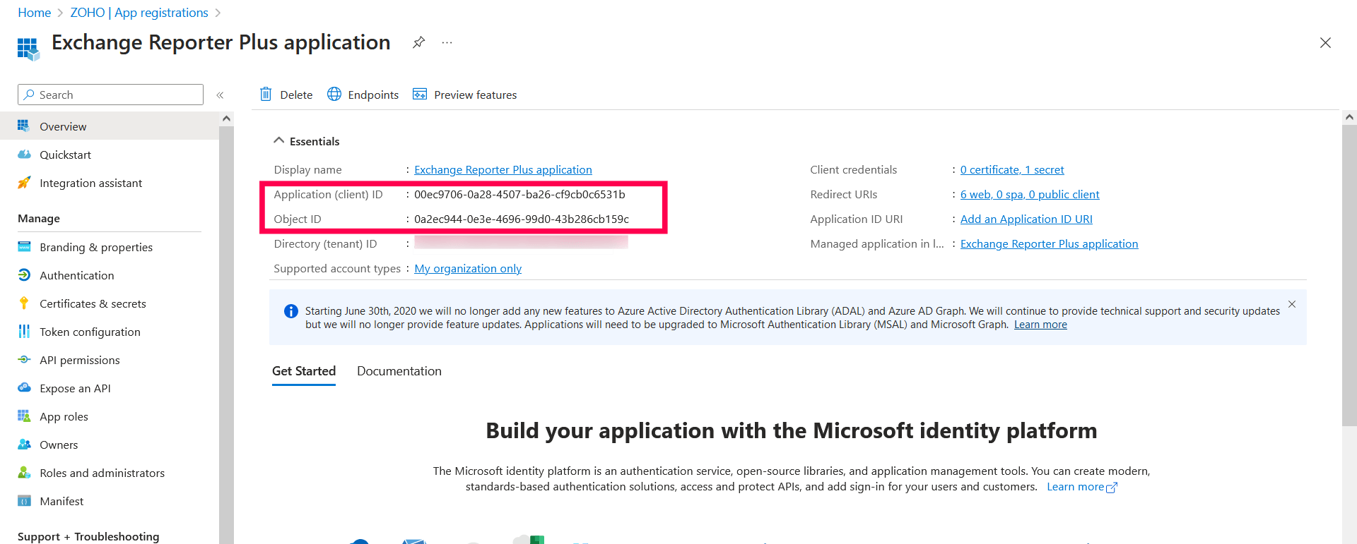 Manual Microsoft 365 tenant configuration