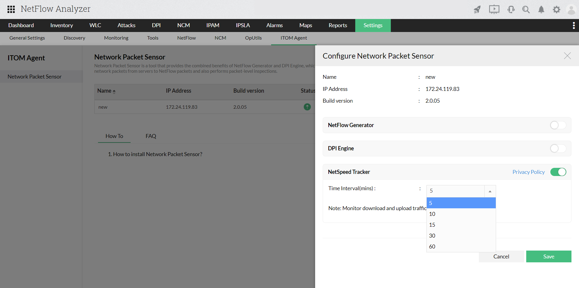 NetSpeed Tracker - ManageEngine NetFlow Analyzer