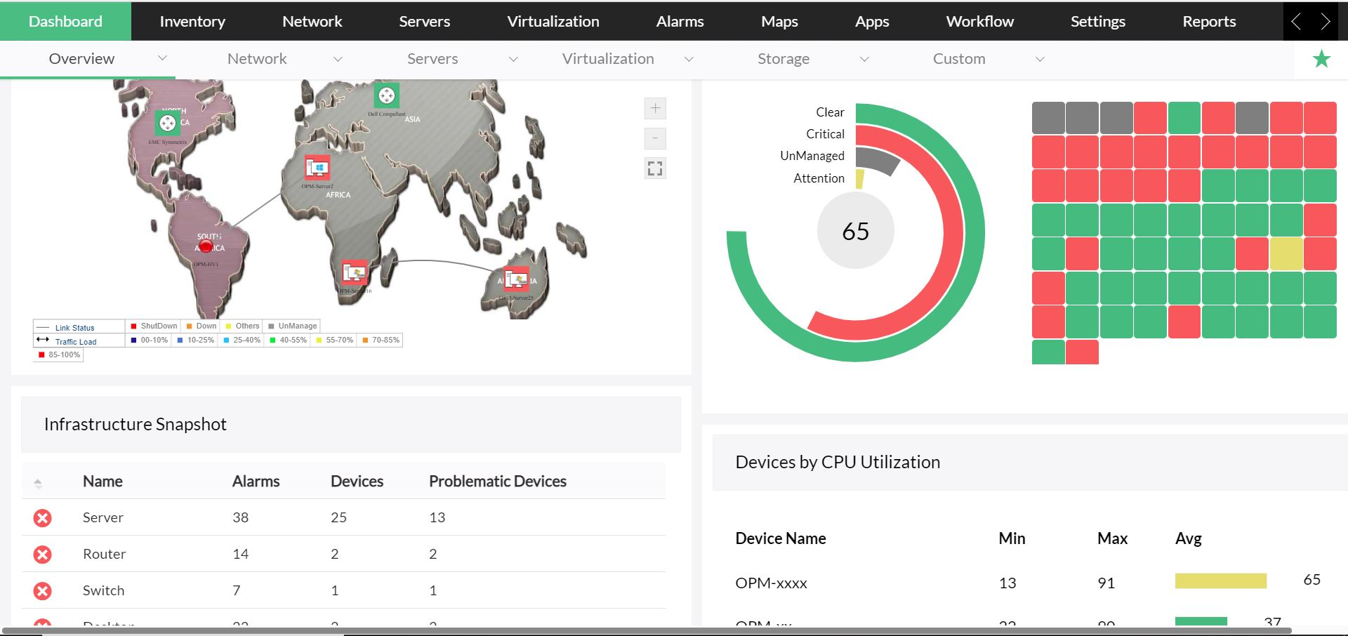 Monitor HPE Storage Performance - MangeEngine OpManager