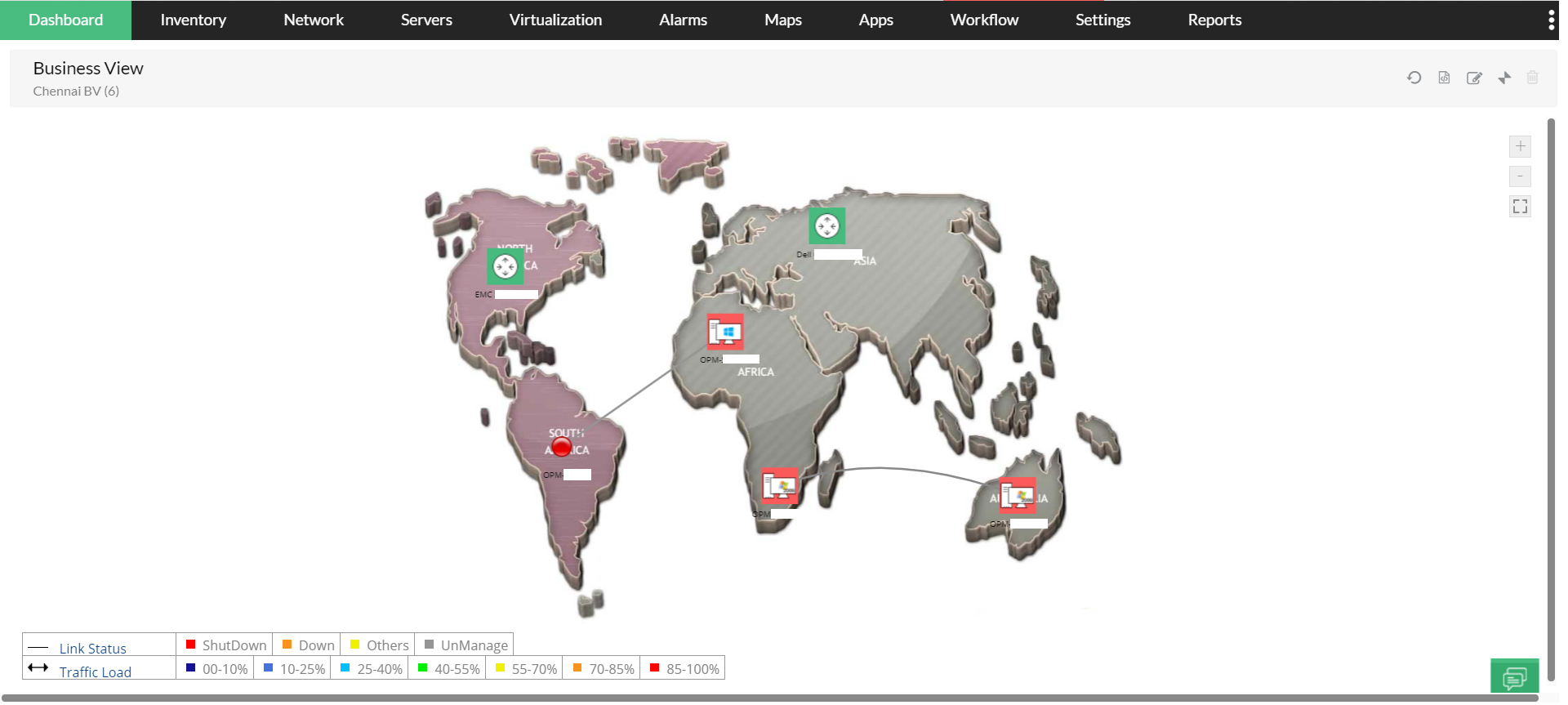 Network Map Software - ManageEngine OpManager