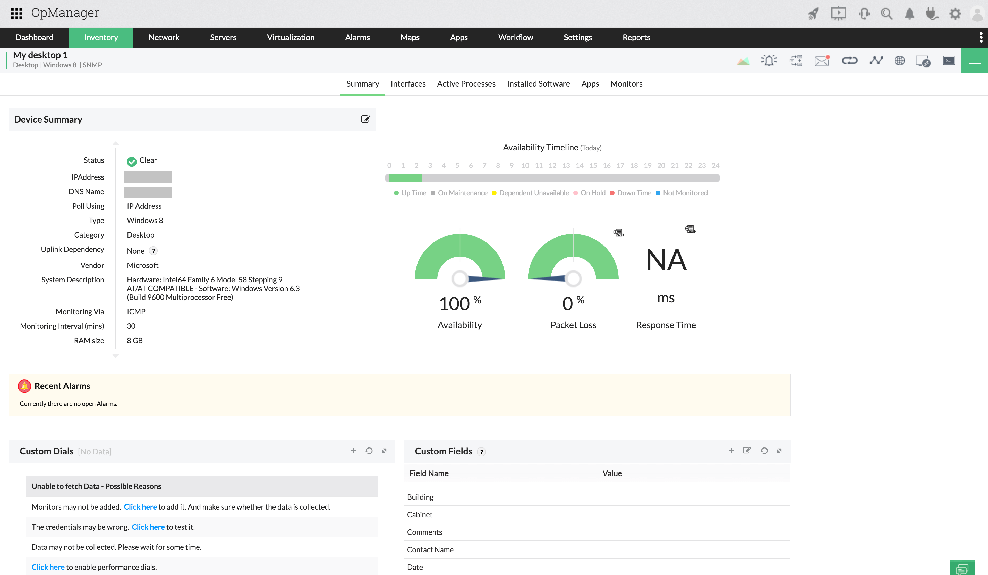 Network Management System Tools - ManageEngine OpManager