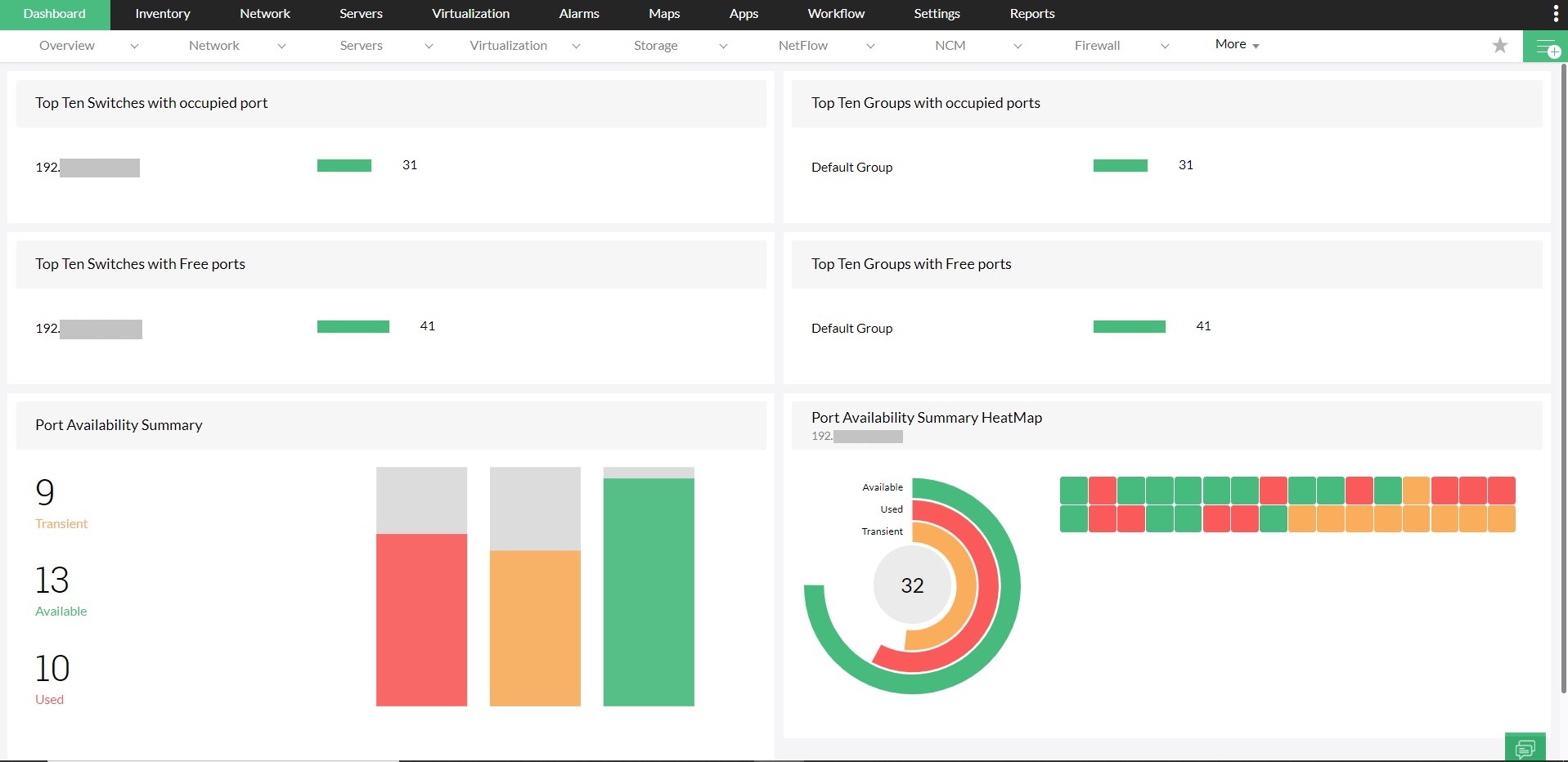 Switch Port Management - ManageEngine OpManager