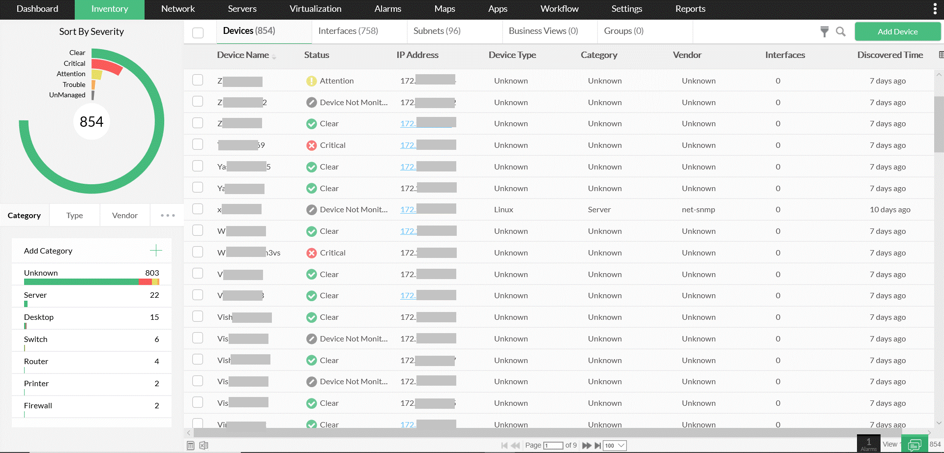 Switching Loops - ManageEngine OpManager