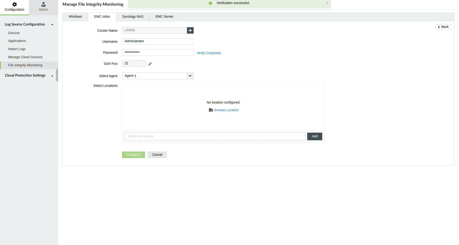 EMC Isilon file monitoring