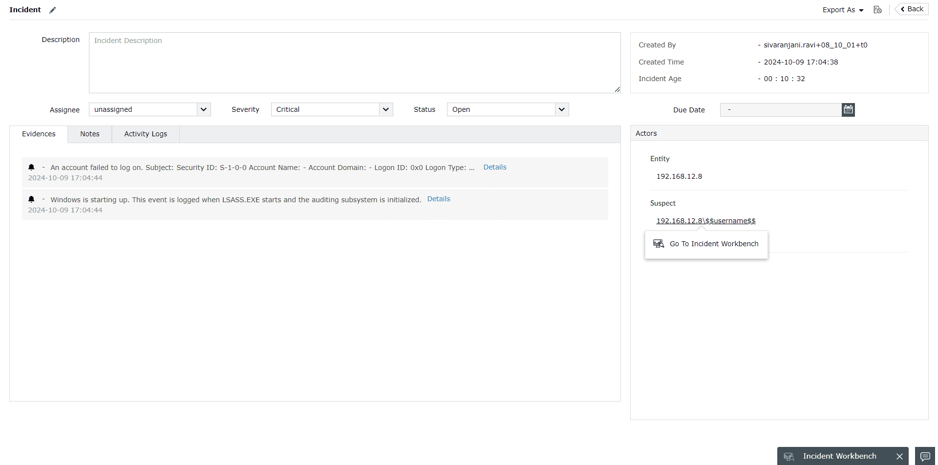 incident-workbench-Access