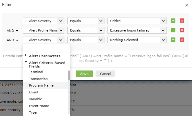 Creating Alert Profiles
