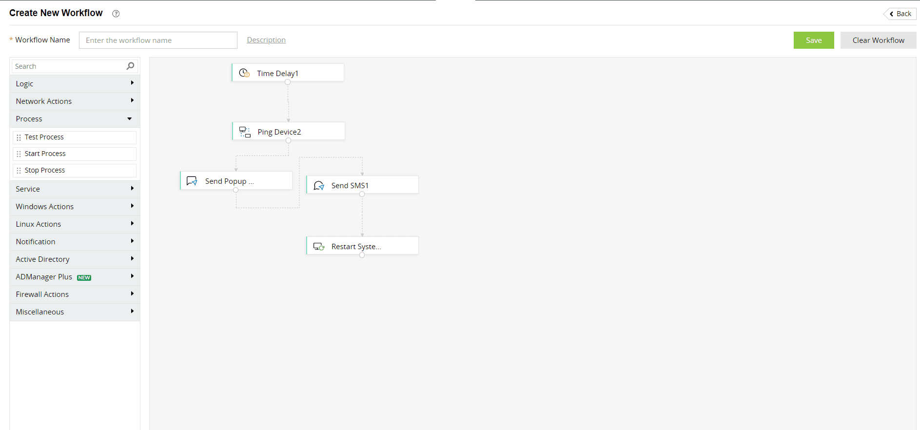 Creating incident workflows | Log360