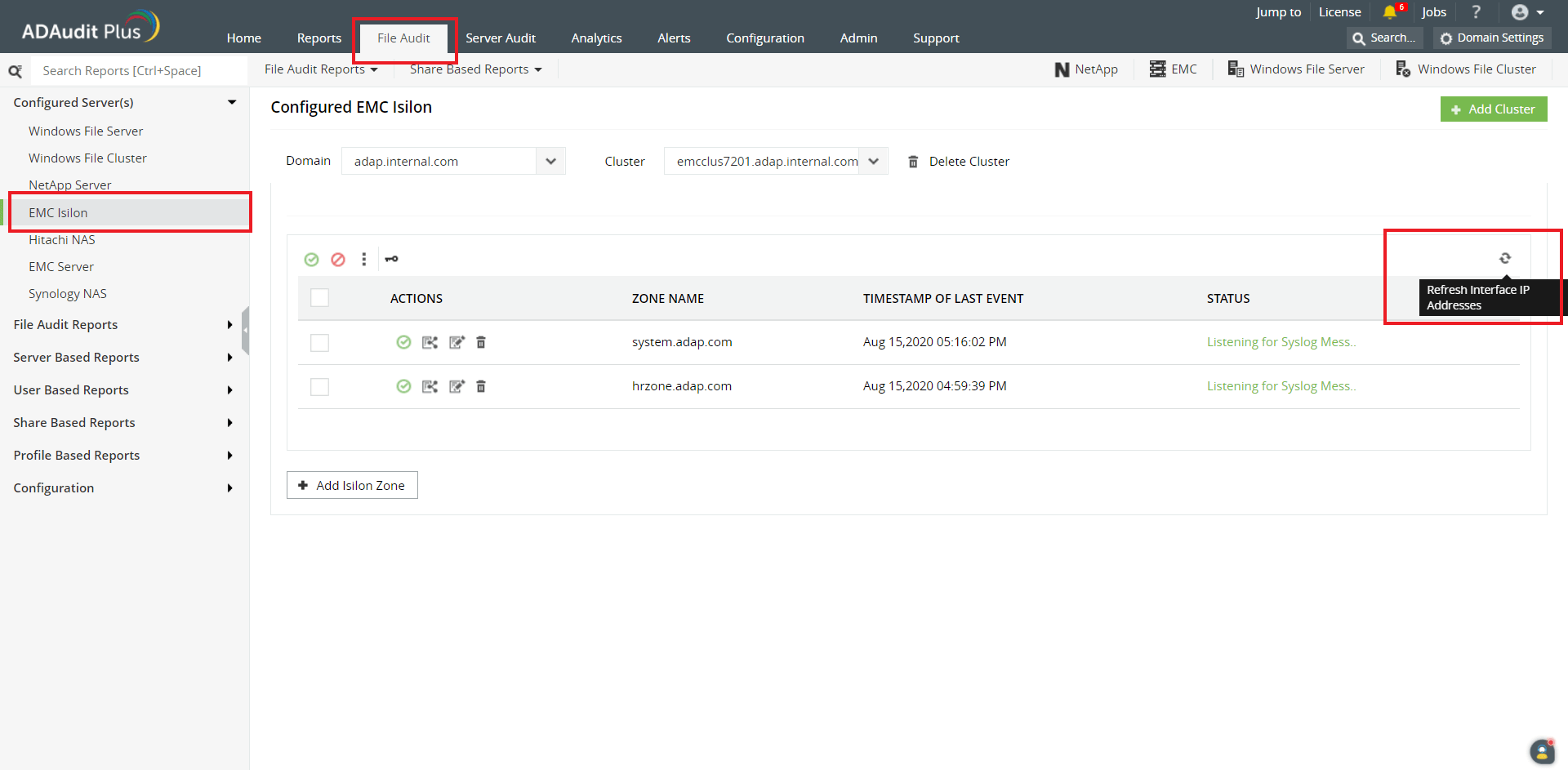 MC Isilon Auditing Guide Troubleshooting