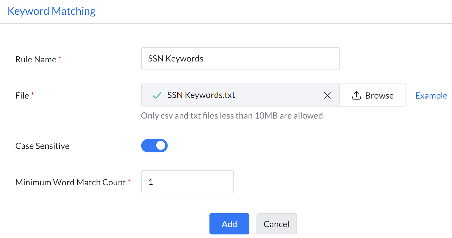 Create Data Rules