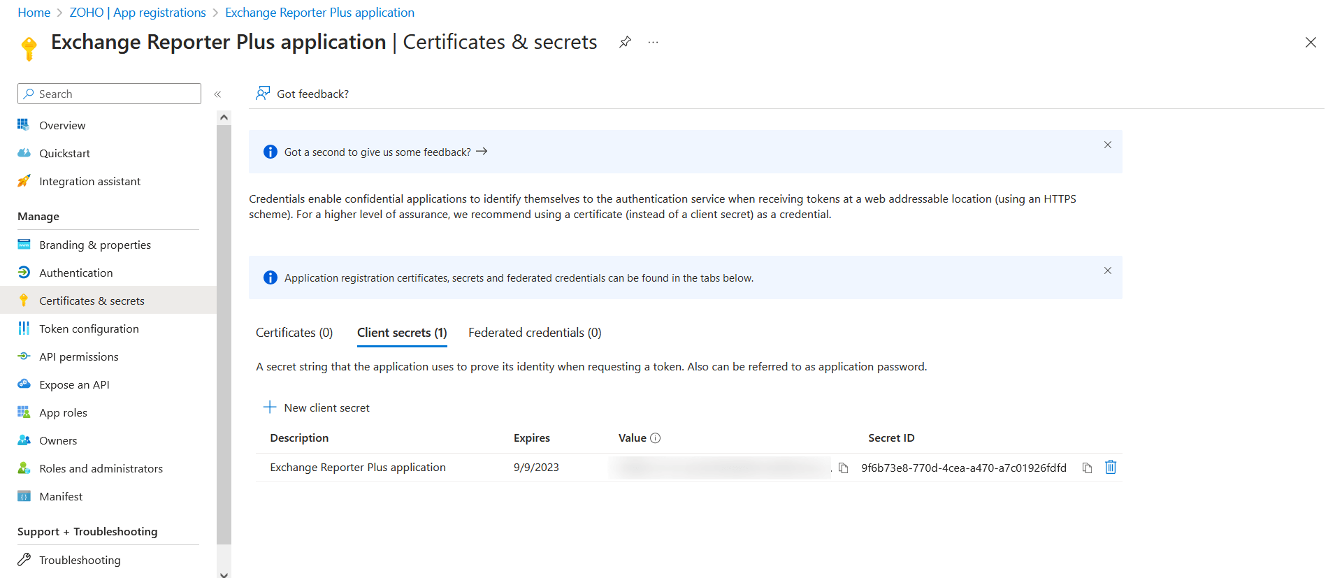 Manual Microsoft 365 tenant configuration