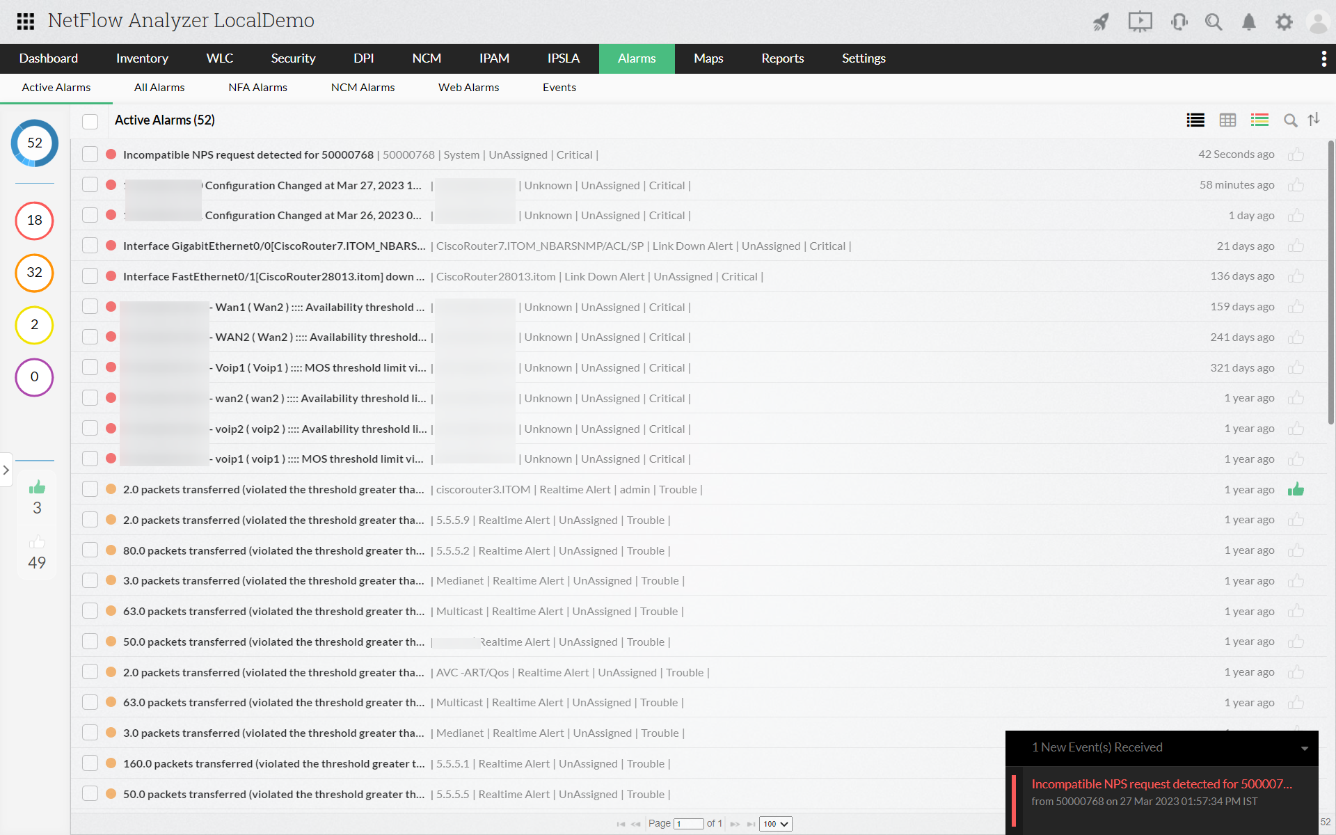 NTA Software - ManageEngine NetFlow Analyzer