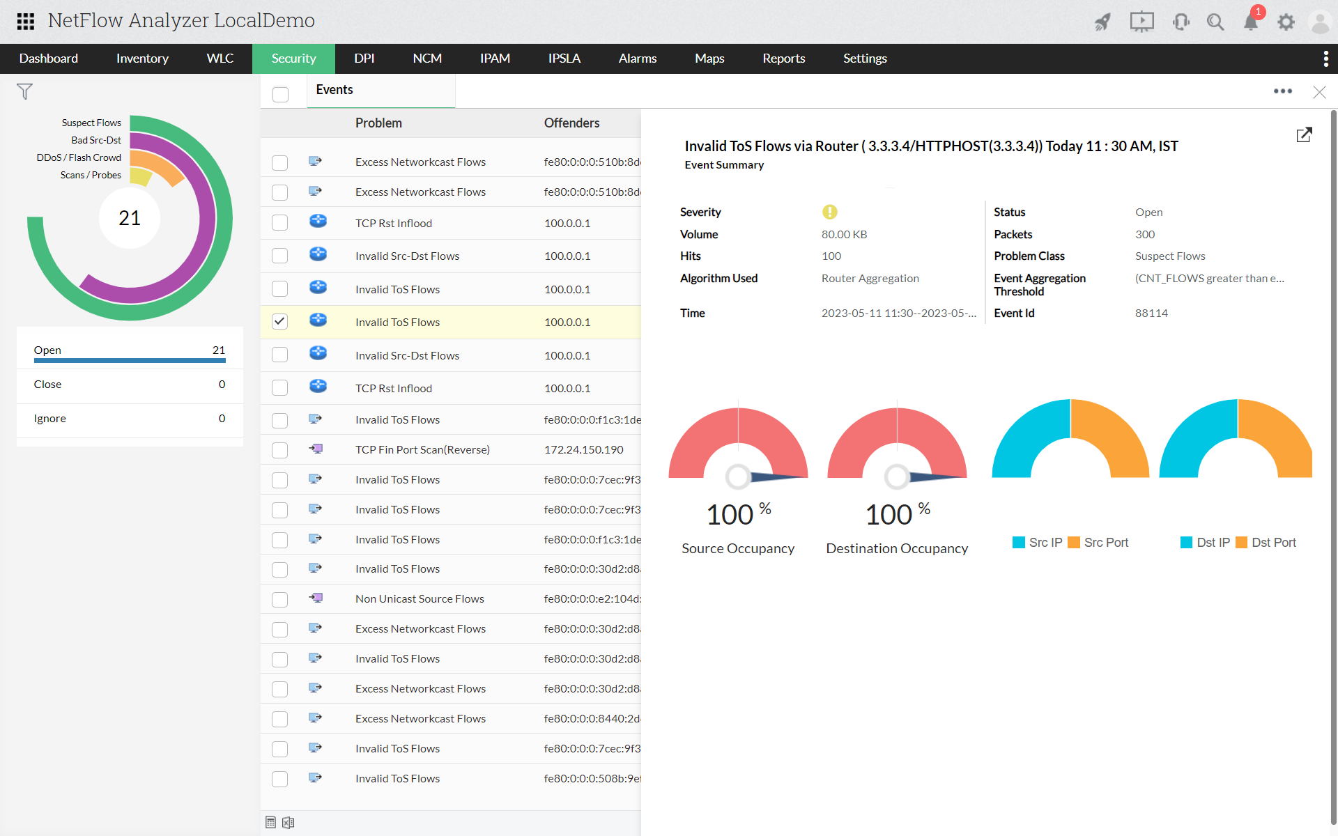 Best Linux Network Traffic Monitoring - ManageEngine NetFlow Analyzer