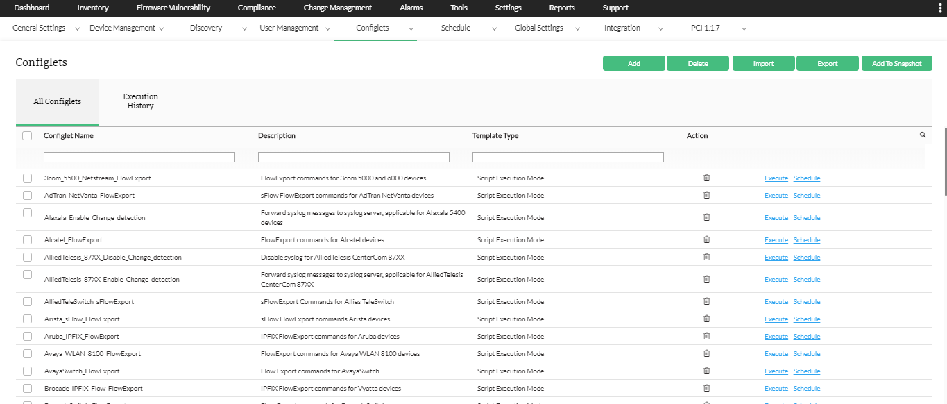 Device Configuration Tool - ManageEngine Network Configuration Manager