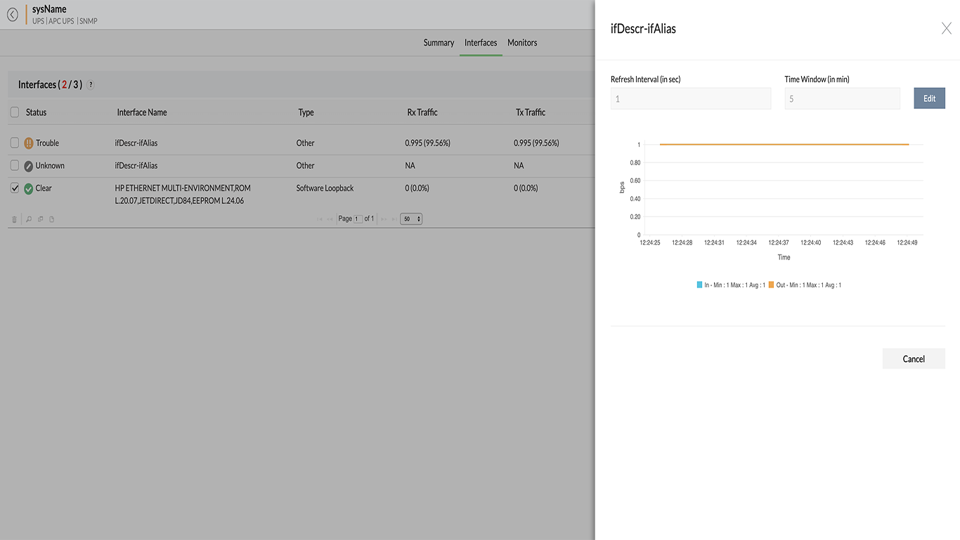 UPS Performance Monitoring - ManageEngine OpManager