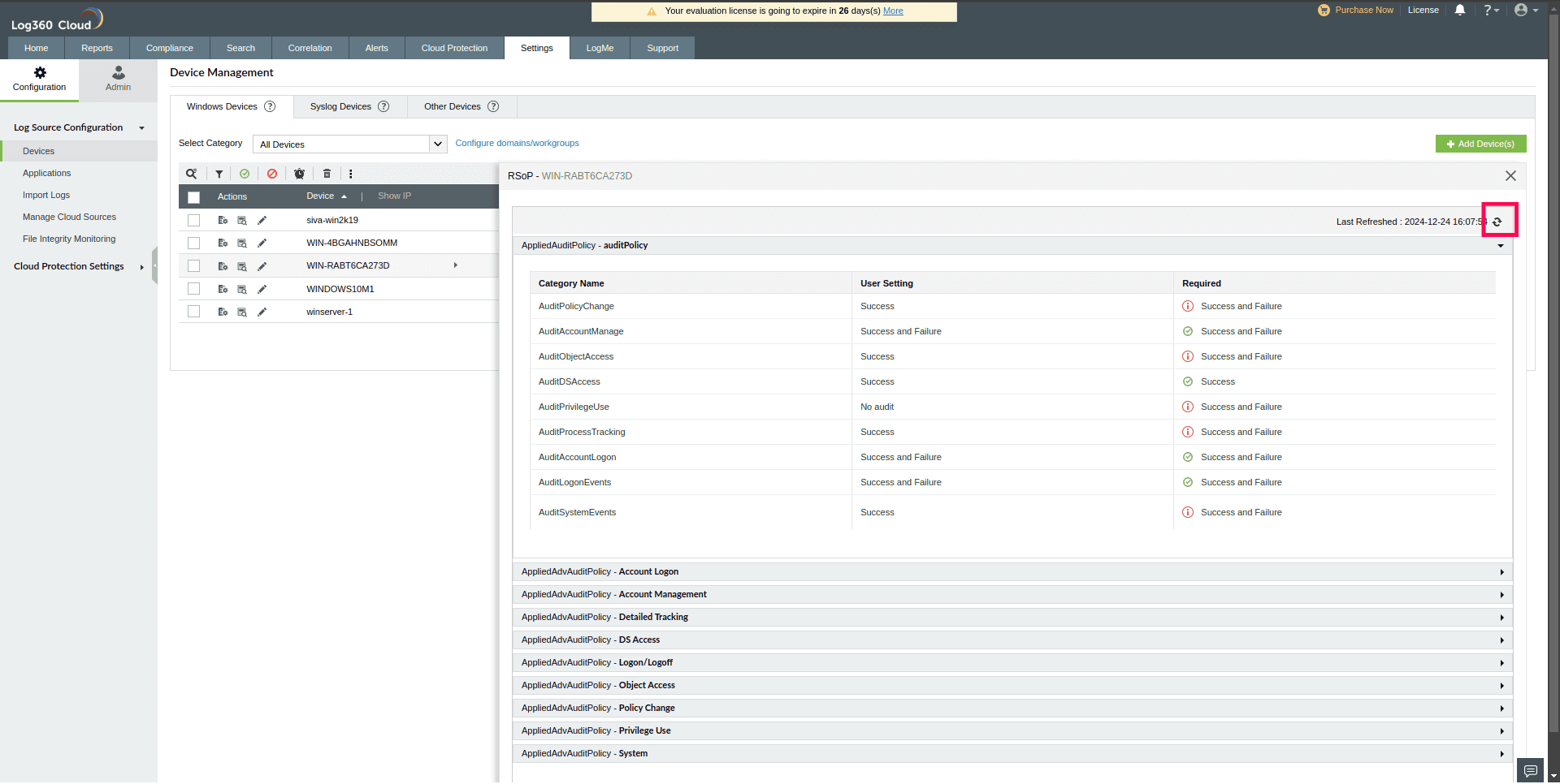 View RSoP Data