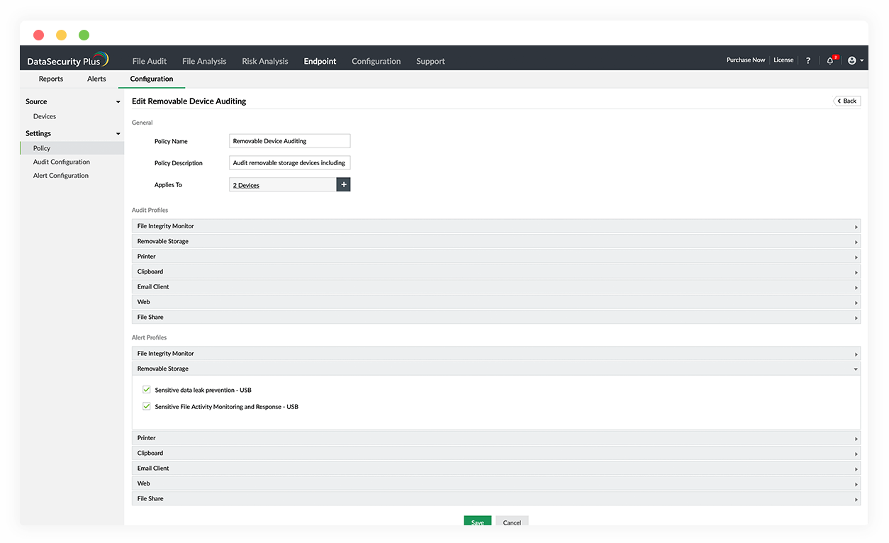 Endpoint data security