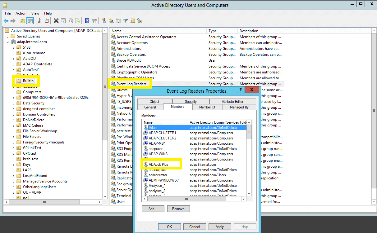 active-directory-audit-privileges-permissions-required-for-event-log-collection