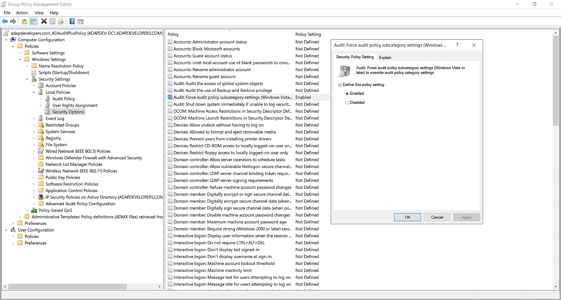 AD CS-Überwachung konfigurieren