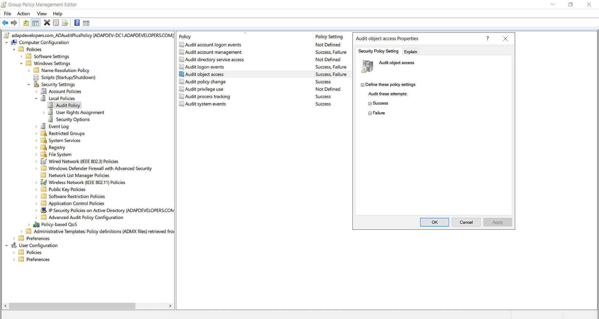 AD CS-Überwachung konfigurieren