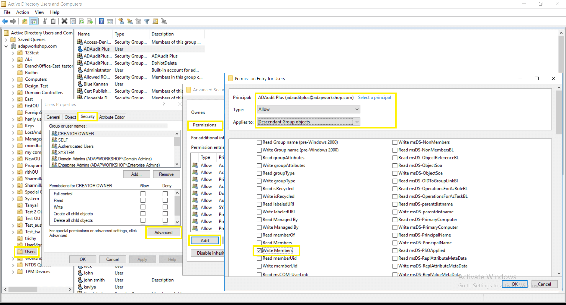 active-directory-audit-privileges-permissions-required-for-event-log-collection