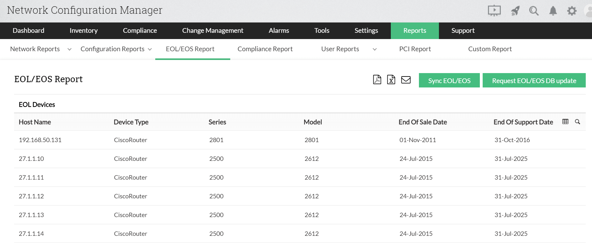 Cisco Switch Configuration Tool - ManageEngine Network Configuration Manager