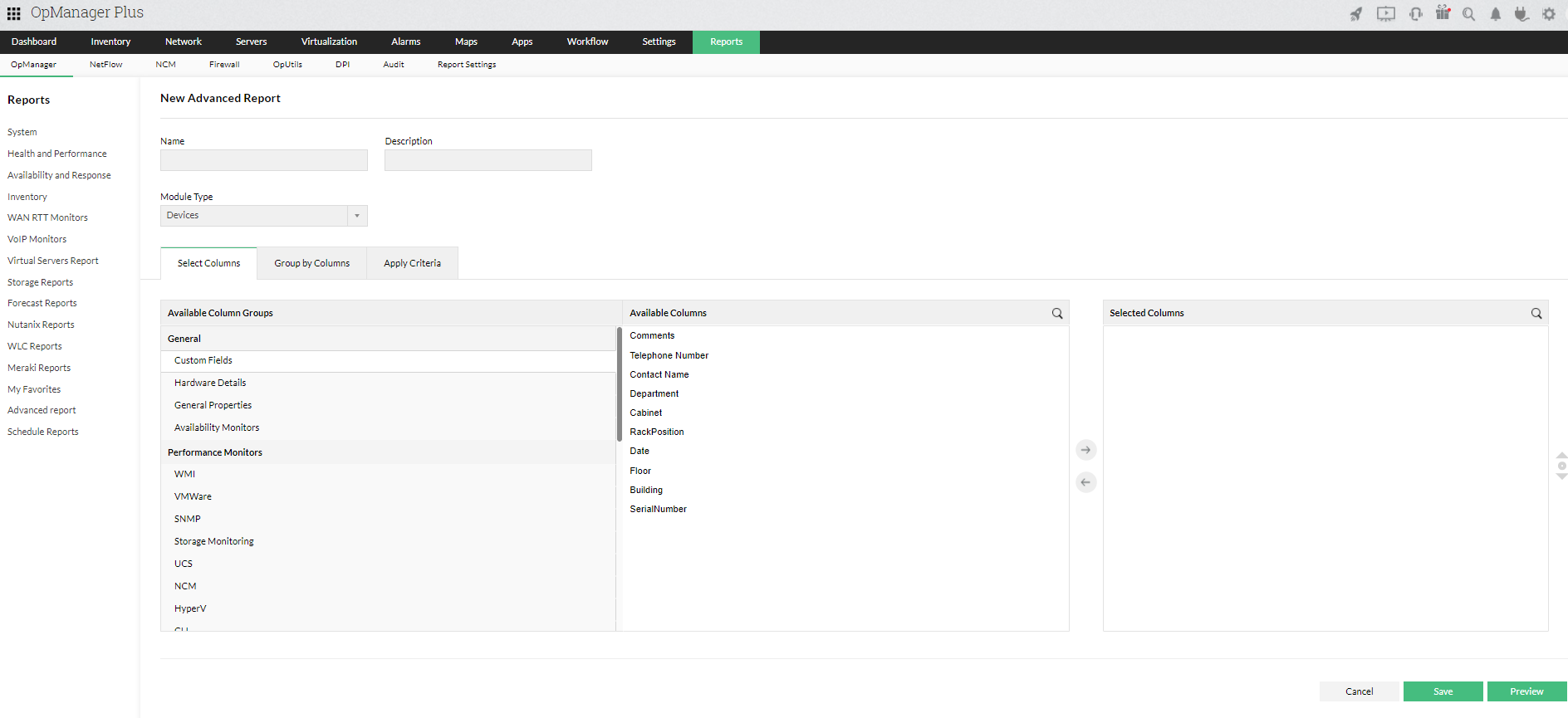 Network Infrastructure Monitoring Solutions - ManageEngine OpManager Plus