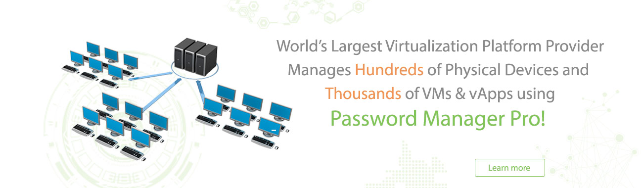 Password Manager Pro - Virtualization Platform