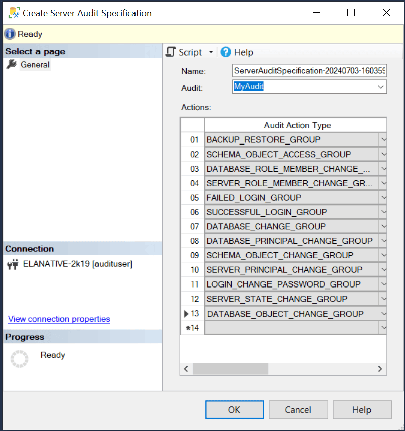 Adding SQL server