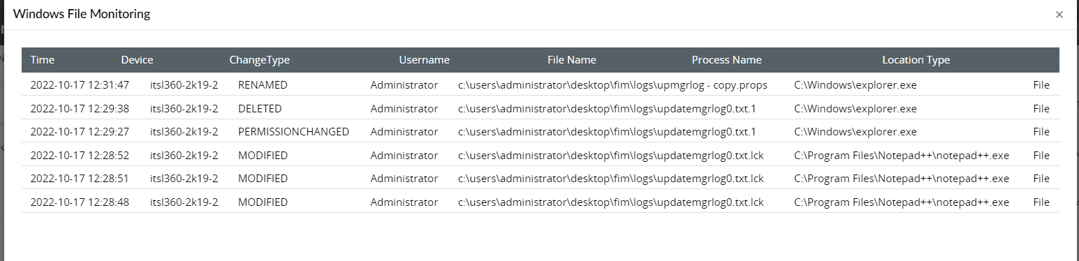 Dashboards in Log360