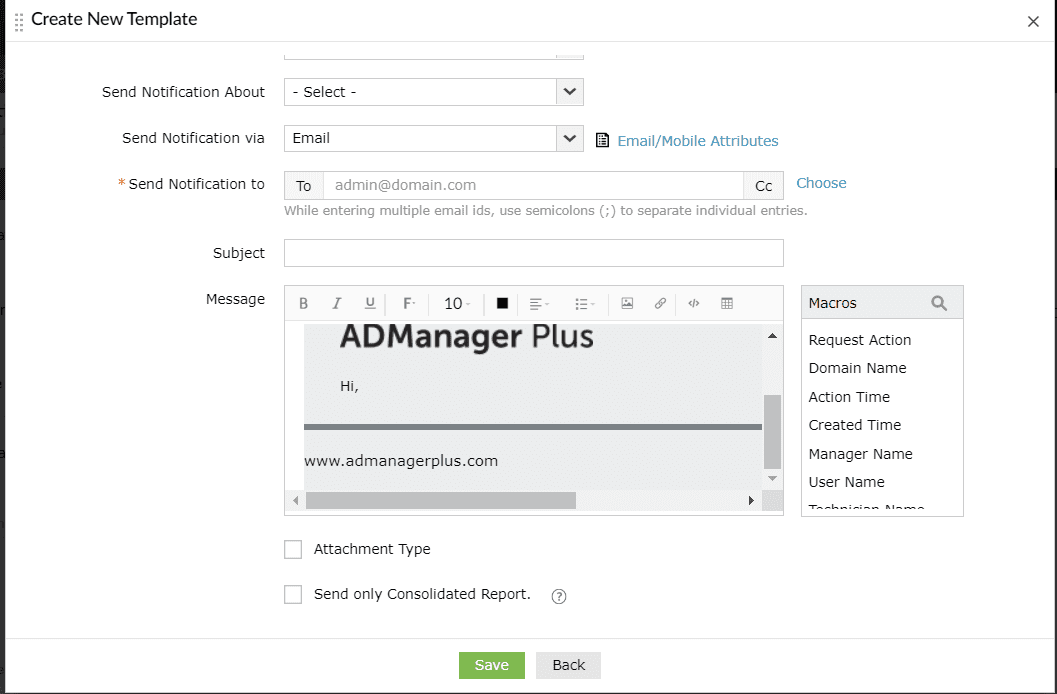 Configuring automation