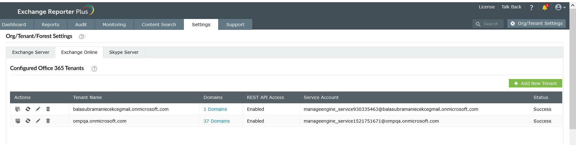 Microsoft 365 tenant configuration