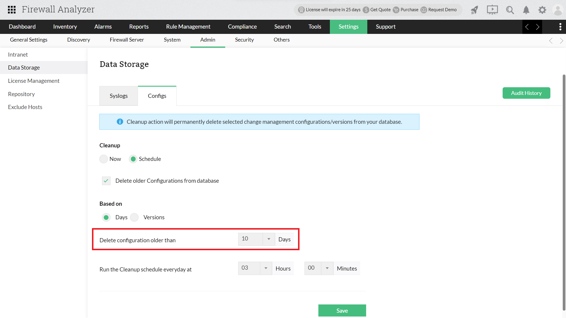 Firewall-configuration-cleanup-date