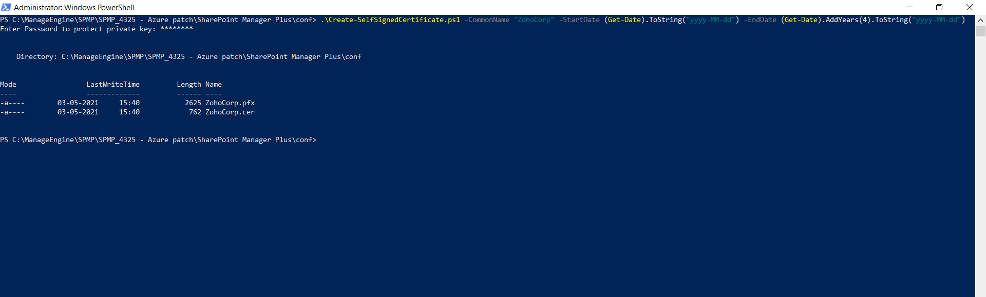 Create client secret and upload certificate