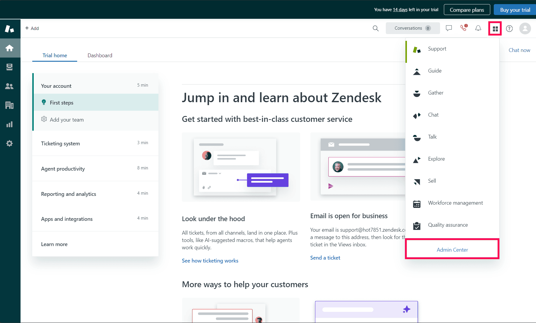 Zendesk products