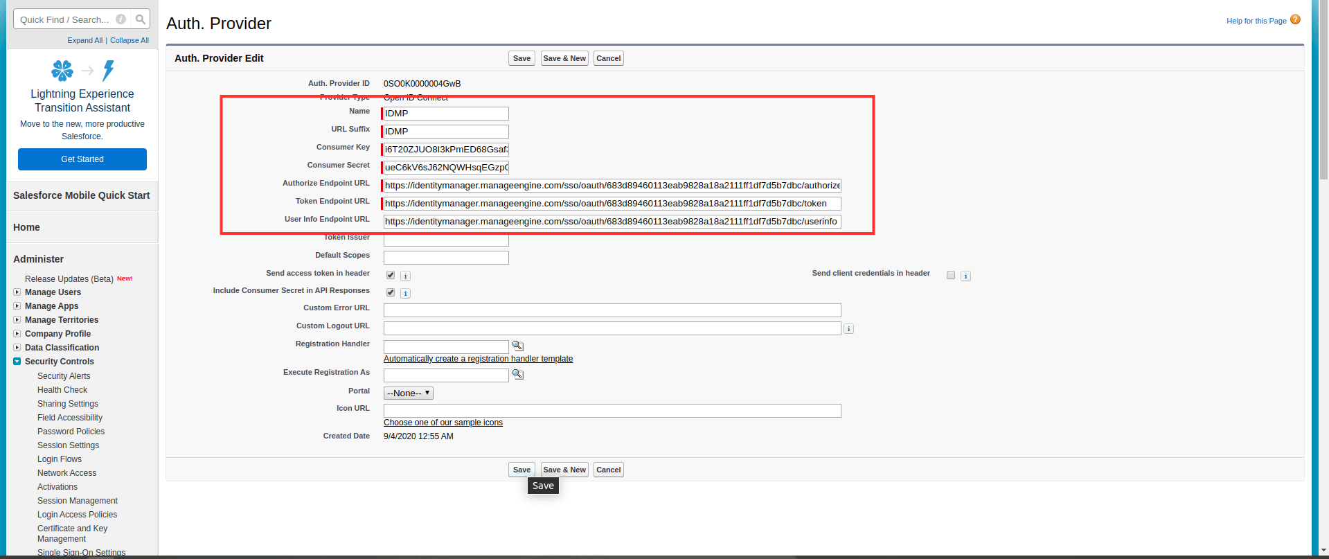 Configuring Openid Sso For Salesforce Manageengine Identity Manager Plus Help Documentation