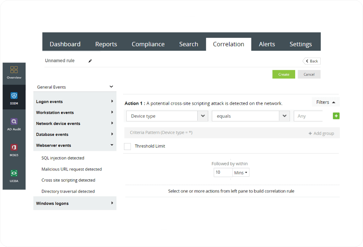 Real-time monitoring and detection