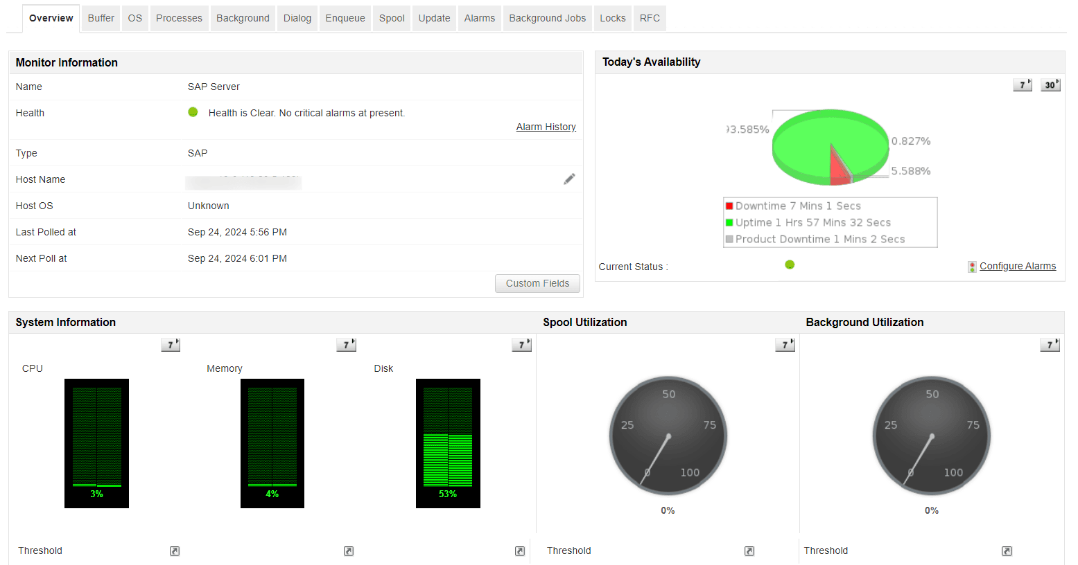 SAP Monitoring - ManageEngine Applications Manager