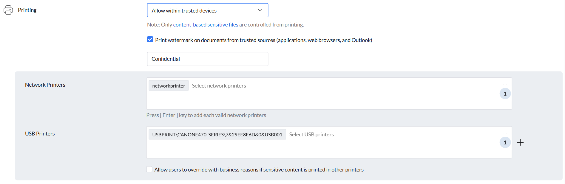 Policy deployment